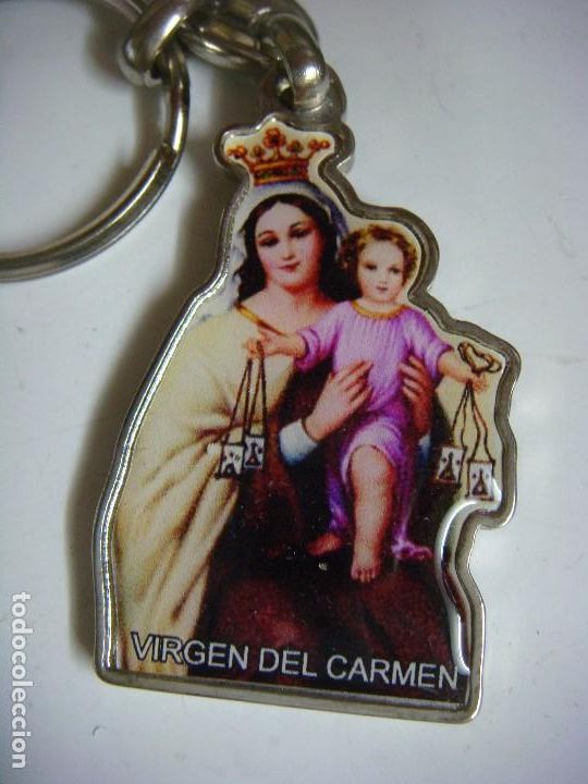 Coleccionismo de llaveros: LLAVERO DE LA VIRGEN DEL CARMEN-CAJ-N&ordm;-1