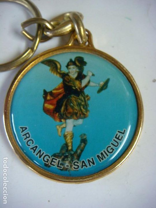Coleccionismo de llaveros: LLAVERO DE Ntra Sra DE QUINTANILLA ASL DORSO ARCANGEL SAN MIGUEL-MUE-L