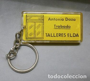 Coleccionismo de llaveros: LLAVERO DE METACRILATO TALLERES ELDA, ANTONIO DAZA TRABADO - LLAV-10450 - B-240