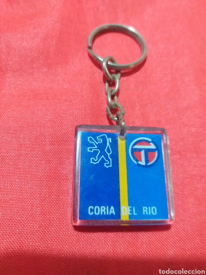 Coleccionismo de llaveros: Llavero Peugeot Talbot Coria del Rio - Autos S&aacute;nchez