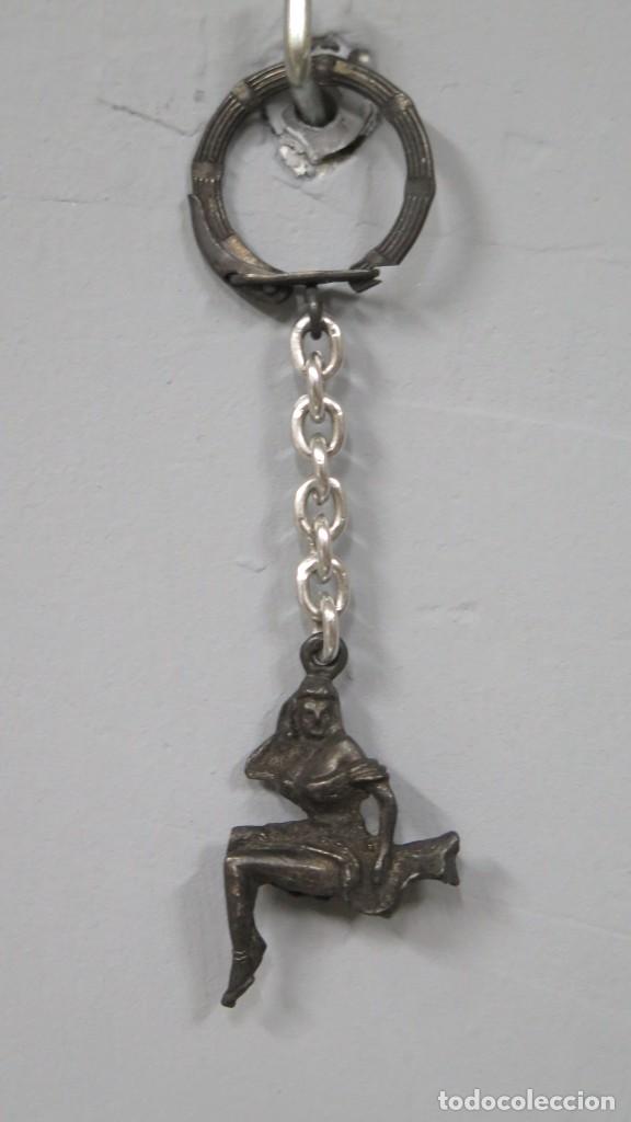 Colecionismo de porta-chaves: LLAVERO MUJER PIN UP. PLATA. PRIMER TERCIO SIGLO XX