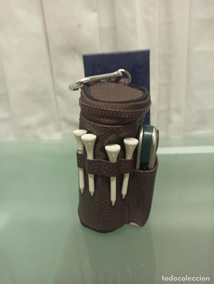 Coleccionismo de llaveros: LLAVERO BOLSO PIEL CON ACCESORIO GOLF