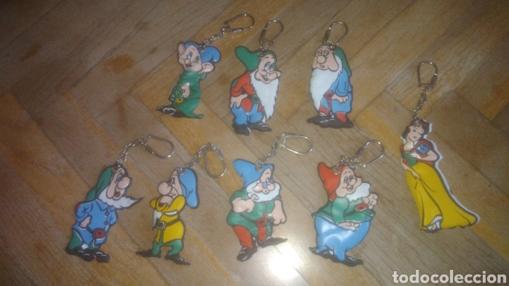 Coleccionismo de llaveros: BLANCANIEVES Y LOS 7 ENANITOS. WALT DISNEY. CROMOPLAST. A&Ntilde;OS 60
