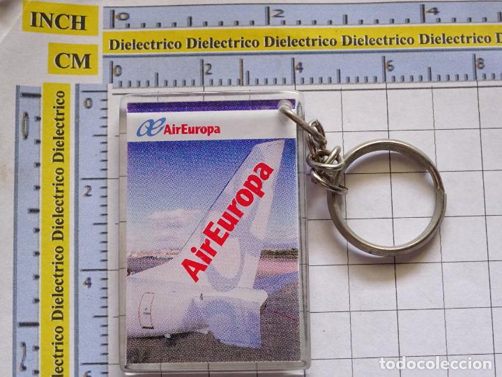 Sammlung von Schl&uuml;sselanh&auml;ngern: LLAVERO DE AVIONES AEROL&Iacute;NEAS. COLA AVI&Oacute;N AIR EUROPA