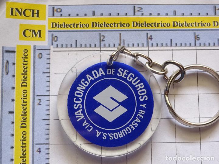 Collectionnisme de portes-cl&eacute;s: LLAVERO DE BANCOS ASEGURADORAS. VASCONGADA DE SEGUROS