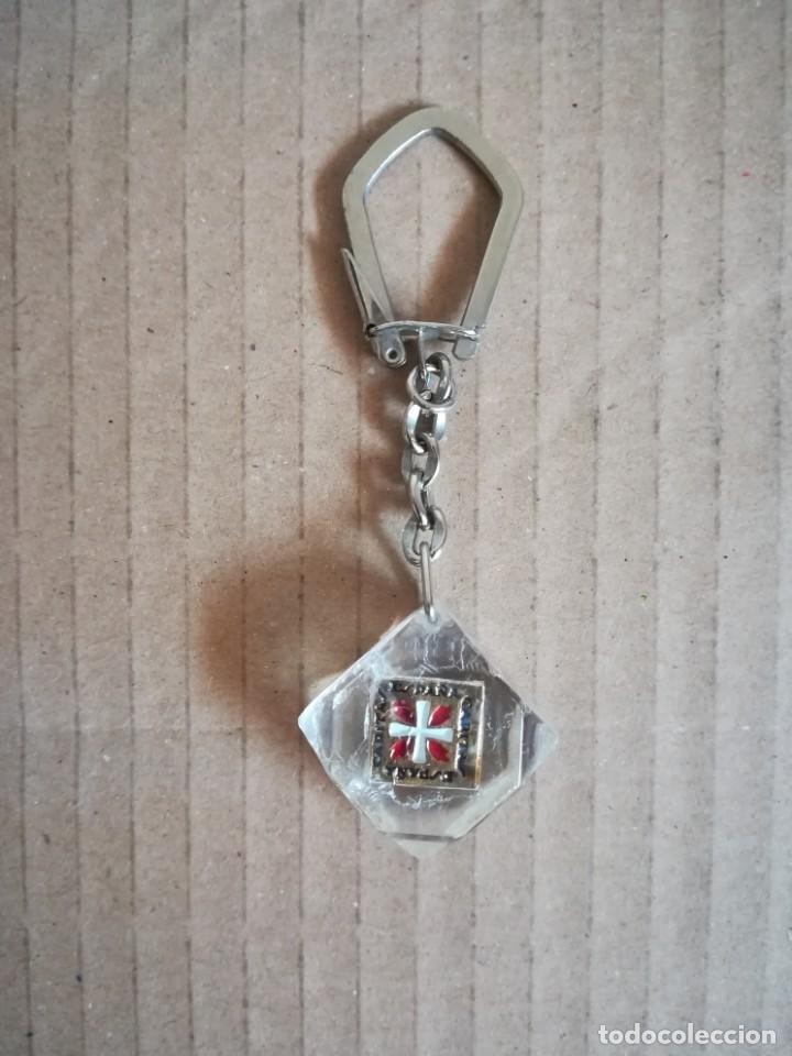 Coleccionismo de llaveros: LLAVERO ANTIGUO CARITAS - Foto 1