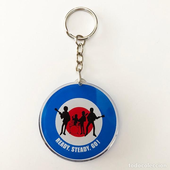 Coleccionismo de llaveros: LLAVERO DE METACRILATO READY STEADY GO, MOD, THE WHO, POPLAND