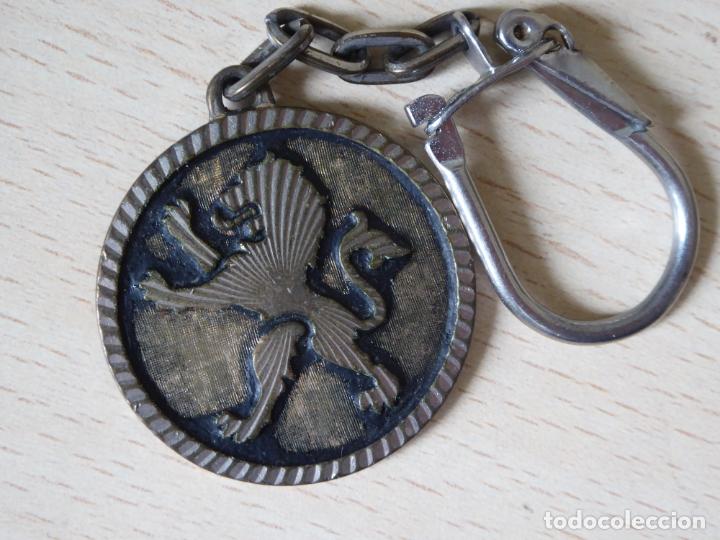 Coleccionismo de llaveros: Llavero Le&oacute;n. S&iacute;mbolo desconocido (Peugeot?, Le&oacute;n? Zaragoza?, Luxemburgo?, Escocia?)