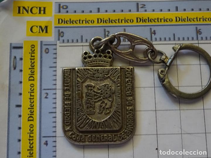 Sammlung von Schl&uuml;sselanh&auml;ngern: LLAVERO DE BANCOS CAJAS DE AHORRO. MONTE DE PIEDAD Y CAJA GENERAL DE AHORROS DE BADAJOZ