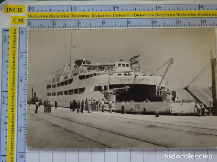 Coleccionismo de llaveros: POSTAL DE BARCOS NAVIERAS. A&Ntilde;OS 30 50. ALGECIRAS C&Aacute;DIZ PUERTO TRANSBORDADOR VIRGEN DE &Aacute;FRICA. 1020