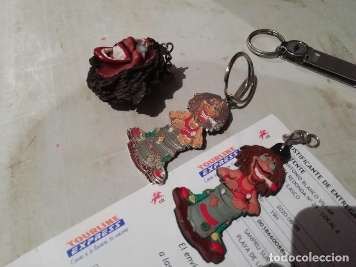 Coleccionismo de llaveros: Lote 3 llaveros antiguos Bob Marley