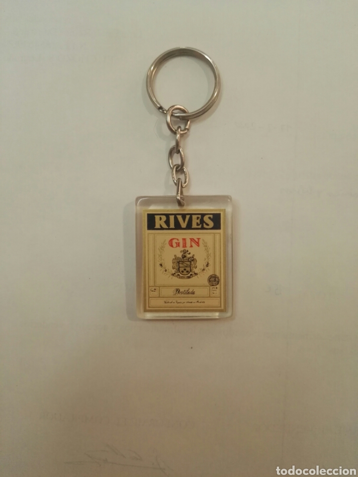 Collectionnisme de portes-cl&eacute;s: Llavero publicidad Rives Gin Kiwi TDKL5