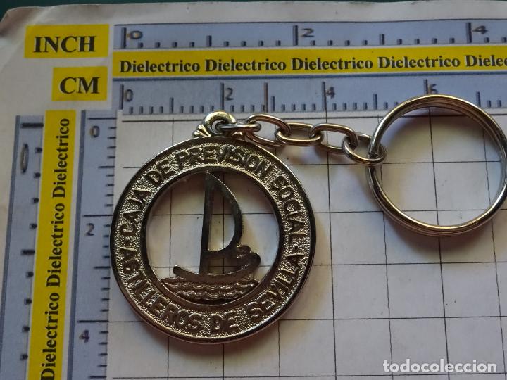 Sammlung von Schl&uuml;sselanh&auml;ngern: LLAVERO DE LA CAJA DE PREVISI&Oacute;N SOCIAL DE LOS ASTILLEROS DE SEVILLA