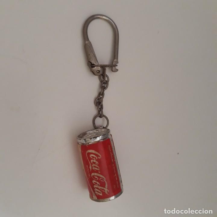 Sammlung von Schl&uuml;sselanh&auml;ngern: LLAVERO LATA DE COCACOLA COKE A&Ntilde;OS 80