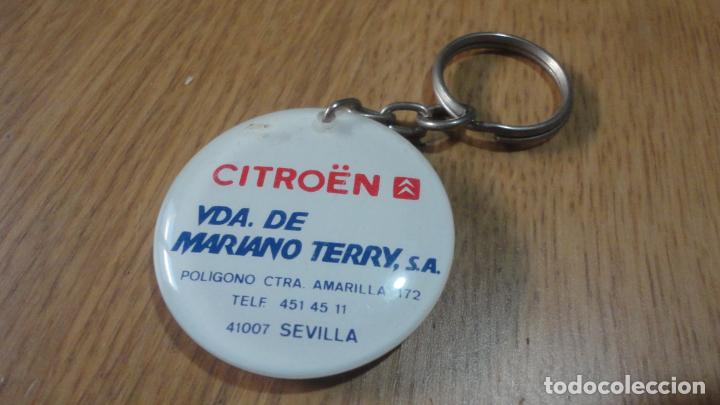 Coleccionismo de llaveros: ANTIGUO LLAVERO PUBLICITARIO.CITROEN.MARIANO TERRY SEVILLA