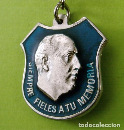 Coleccionismo de llaveros: Llavero Caudillo Espa&ntilde;a Francisco Franco - Valle de los Caidos - Siempre fieles a tu memoria