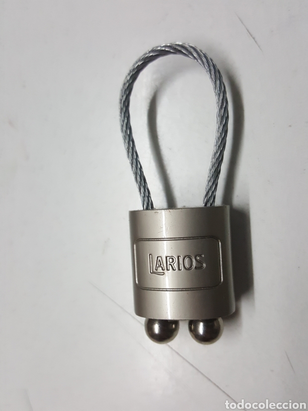 Coleccionismo de llaveros: Llavero Metal macizo ginebra Larios forma de candado
