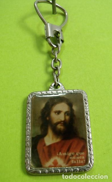 Coleccionismo de llaveros: Llavero Publicitario Doeste SA - C&aacute;diz - Jes&uacute;s - Amigo que nunca falla