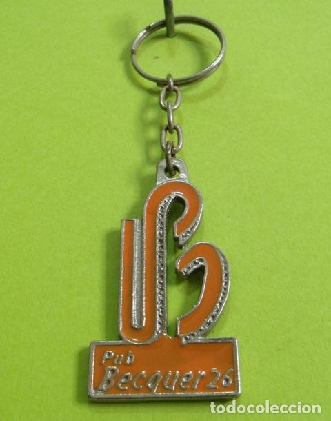 Coleccionismo de llaveros: Llavero Publicitario Pub Becquer 26 - Sevilla