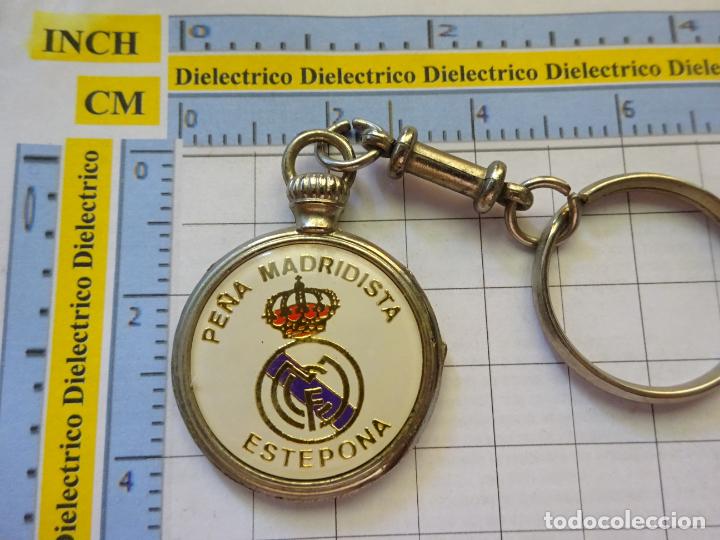 Colecionismo de porta-chaves: LLAVERO DE DEPORTES. F&Uacute;TBOL. PE&Ntilde;A MADRIDISTA DE ESTEPONA, M&Aacute;LAGA