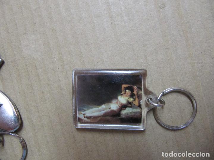 Coleccionismo de llaveros: LA MAJA VESTIDA LLAVERO MUSEO DEL PRADO ALDEASA MADRID 1993