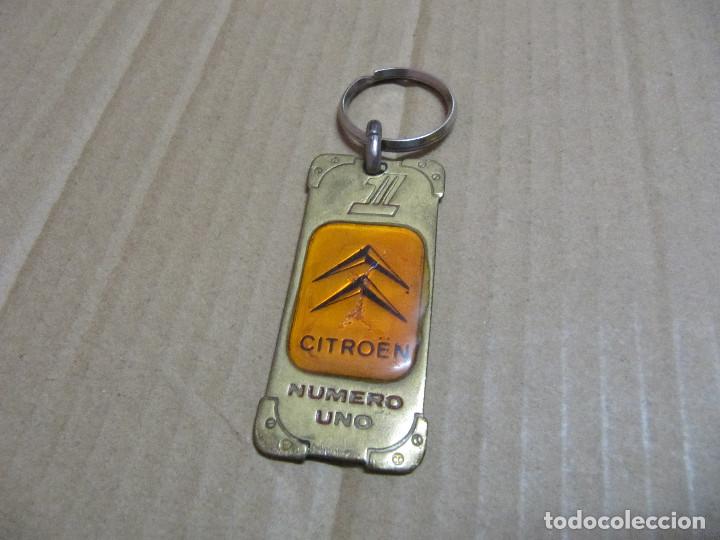 Coleccionismo de llaveros: RARO LLAVERO CITROEN NUMERO UNO
