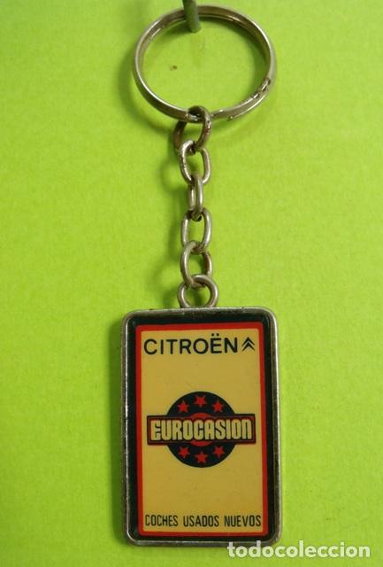 Coleccionismo de llaveros: Llavero Publicitario Citro&euml;n Eurocasi&oacute;n - Comercial Citro&euml;n SA - C&aacute;diz