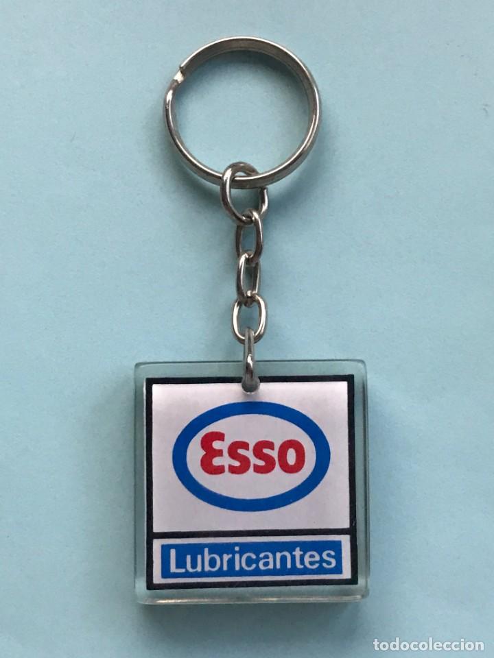Sammlung von Schl&uuml;sselanh&auml;ngern: LUBRICANTES ESSO SUPER OIL ACEITE NO LATA - LLAVERO ORIGINAL DE EPOCA