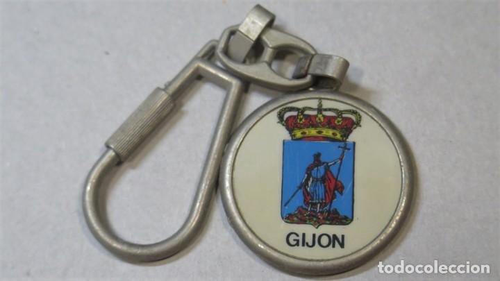 Sammlung von Schl&uuml;sselanh&auml;ngern: LLAVERO GIJON. TECNOMETAL