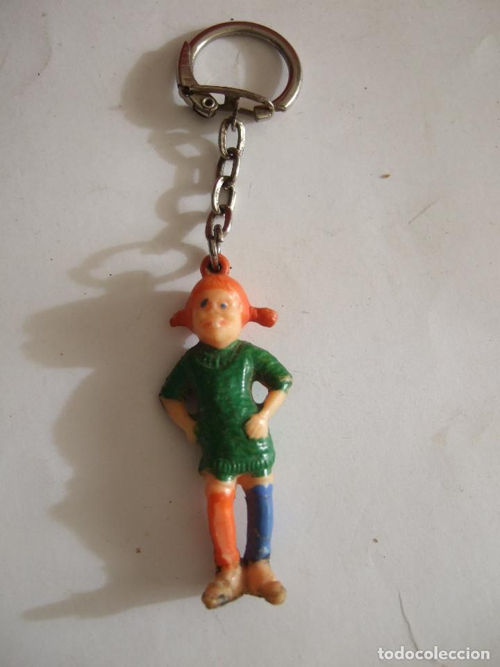Coleccionismo de llaveros: LLAVERO PIPI CALZASLARGAS - A&Ntilde;OS 70 - FIGURA MIDE 5,5 CM