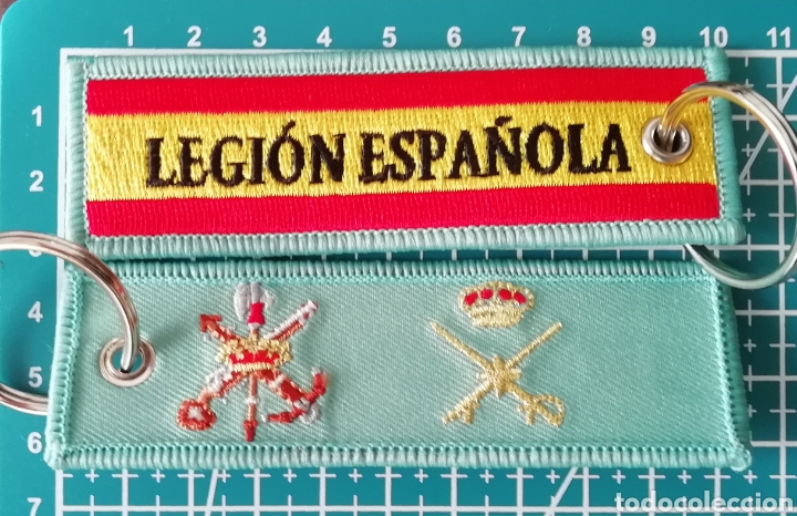 Coleccionismo de llaveros: Llavero bordado LEGI&Oacute;N ESPA&Ntilde;OLA GENERAL Ej&eacute;rcito de Tierra Espa&ntilde;a