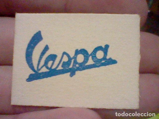 Coleccionismo de llaveros: VESPA MOTOCICLETA CROMO PVBLICIDAD N&ordm; 210 SIN PEGAR A&Ntilde;OS 50 TOMBOLA VIVIENDA 4 X 3 CMS
