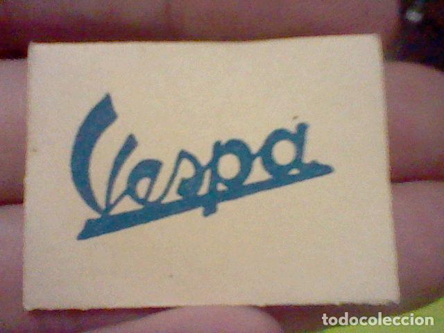 Coleccionismo de llaveros: VESPA MOTOCICLETA CROMO PVBLICIDAD N&ordm; 207 SIN PEGAR A&Ntilde;OS 50 TOMBOLA VIVIENDA 4 X 3 CMS
