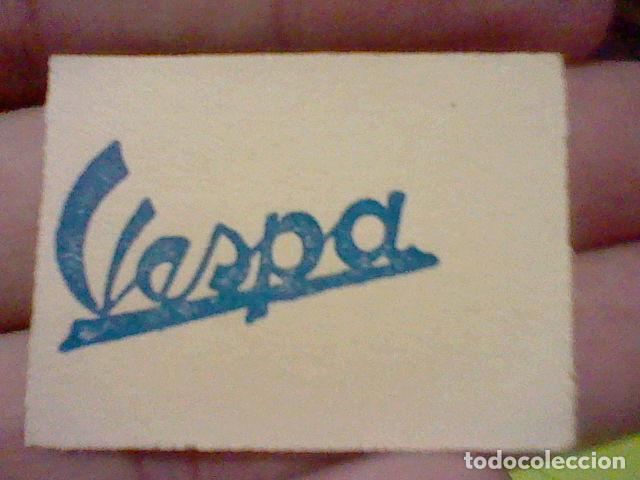 Coleccionismo de llaveros: VESPA MOTOCICLETA CROMO PVBLICIDAD N&ordm; 86 SIN PEGAR A&Ntilde;OS 50 TOMBOLA VIVIENDA 4 X 3 CMS