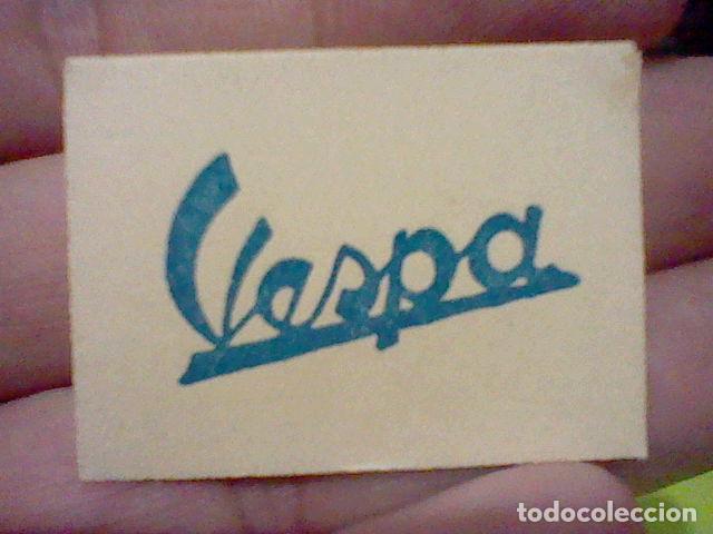 Coleccionismo de llaveros: VESPA MOTOCICLETA CROMO PVBLICIDAD N&ordm; 218 SIN PEGAR A&Ntilde;OS 50 TOMBOLA VIVIENDA 4 X 3 CMS