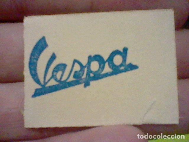 Coleccionismo de llaveros: VESPA MOTOCICLETA CROMO PVBLICIDAD N&ordm; 89 SIN PEGAR A&Ntilde;OS 50 TOMBOLA VIVIENDA 4 X 3 CMS