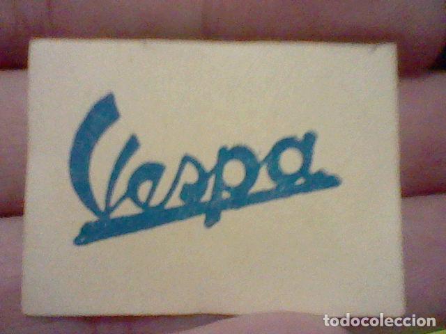 Coleccionismo de llaveros: VESPA MOTOCICLETA CROMO PVBLICIDAD N&ordm; 210 SIN PEGAR A&Ntilde;OS 50 TOMBOLA VIVIENDA 4 X 3 CMS