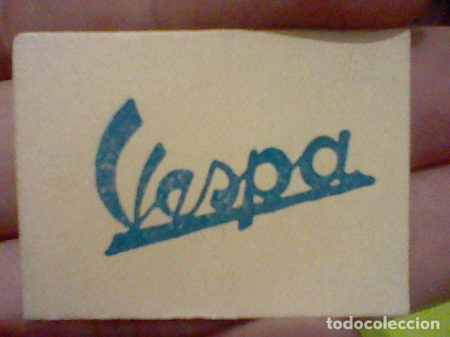 Coleccionismo de llaveros: VESPA MOTOCICLETA CROMO PVBLICIDAD N&ordm; 233 SIN PEGAR A&Ntilde;OS 50 TOMBOLA VIVIENDA 4 X 3 CMS