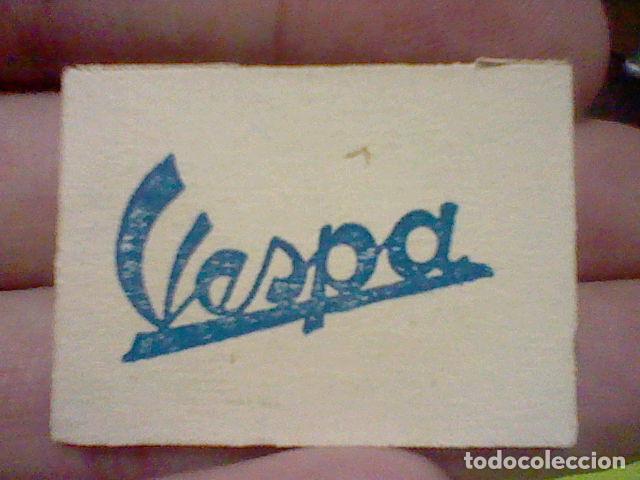 Coleccionismo de llaveros: VESPA MOTOCICLETA CROMO PVBLICIDAD N&ordm; 117 SIN PEGAR A&Ntilde;OS 50 TOMBOLA VIVIENDA 4 X 3 CMS