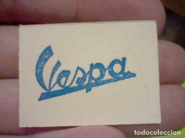 Coleccionismo de llaveros: VESPA MOTOCICLETA CROMO PVBLICIDAD N&ordm; 88 SIN PEGAR A&Ntilde;OS 50 TOMBOLA VIVIENDA 4 X 3 CMS