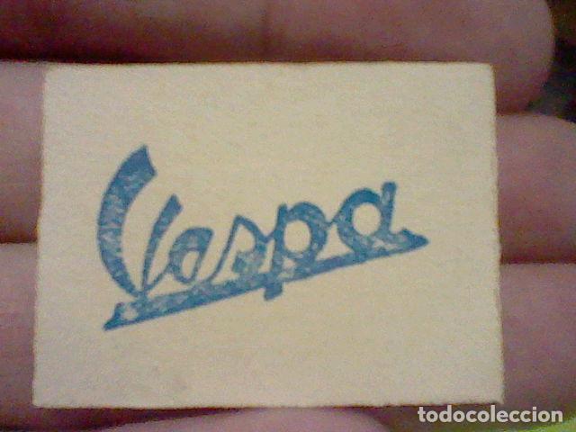 Coleccionismo de llaveros: VESPA MOTOCICLETA CROMO PVBLICIDAD N&ordm; 115 SIN PEGAR A&Ntilde;OS 50 TOMBOLA VIVIENDA 4 X 3 CMS