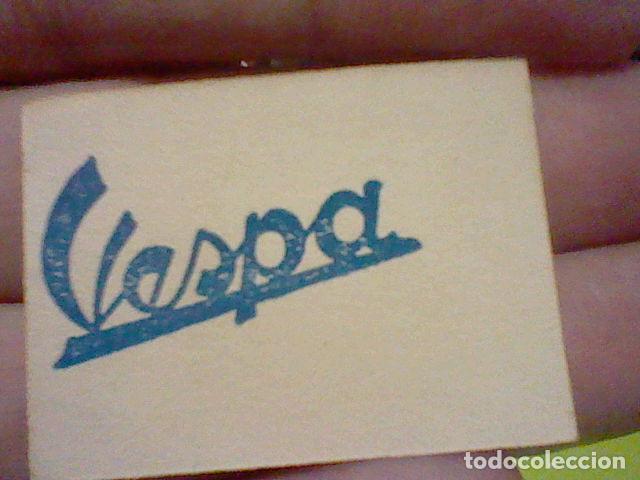 Coleccionismo de llaveros: VESPA MOTOCICLETA CROMO PVBLICIDAD N&ordm; 117 SIN PEGAR A&Ntilde;OS 50 TOMBOLA VIVIENDA 4 X 3 CMS