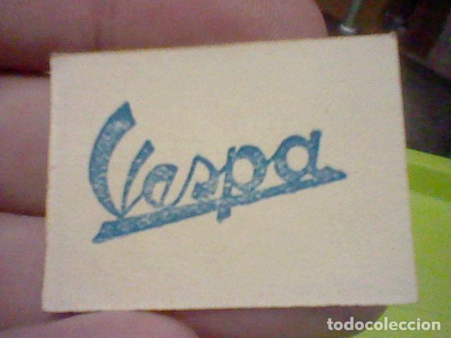 Coleccionismo de llaveros: VESPA MOTOCICLETA CROMO PVBLICIDAD N&ordm; 101 SIN PEGAR A&Ntilde;OS 50 TOMBOLA VIVIENDA 4 X 3 CMS
