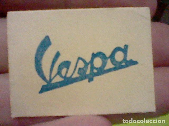 Coleccionismo de llaveros: VESPA MOTOCICLETA CROMO PVBLICIDAD N&ordm; 223 SIN PEGAR A&Ntilde;OS 50 TOMBOLA VIVIENDA 4 X 3 CMS