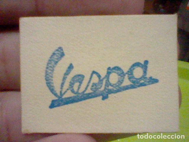 Coleccionismo de llaveros: VESPA MOTOCICLETA CROMO PVBLICIDAD N&ordm; 228 SIN PEGAR A&Ntilde;OS 50 TOMBOLA VIVIENDA 4 X 3 CMS