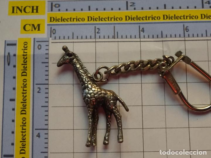 Sammlung von Schl&uuml;sselanh&auml;ngern: LLAVERO DE MINIATURAS FIGURITAS. FIGURA ANIMALES. JIRAFA