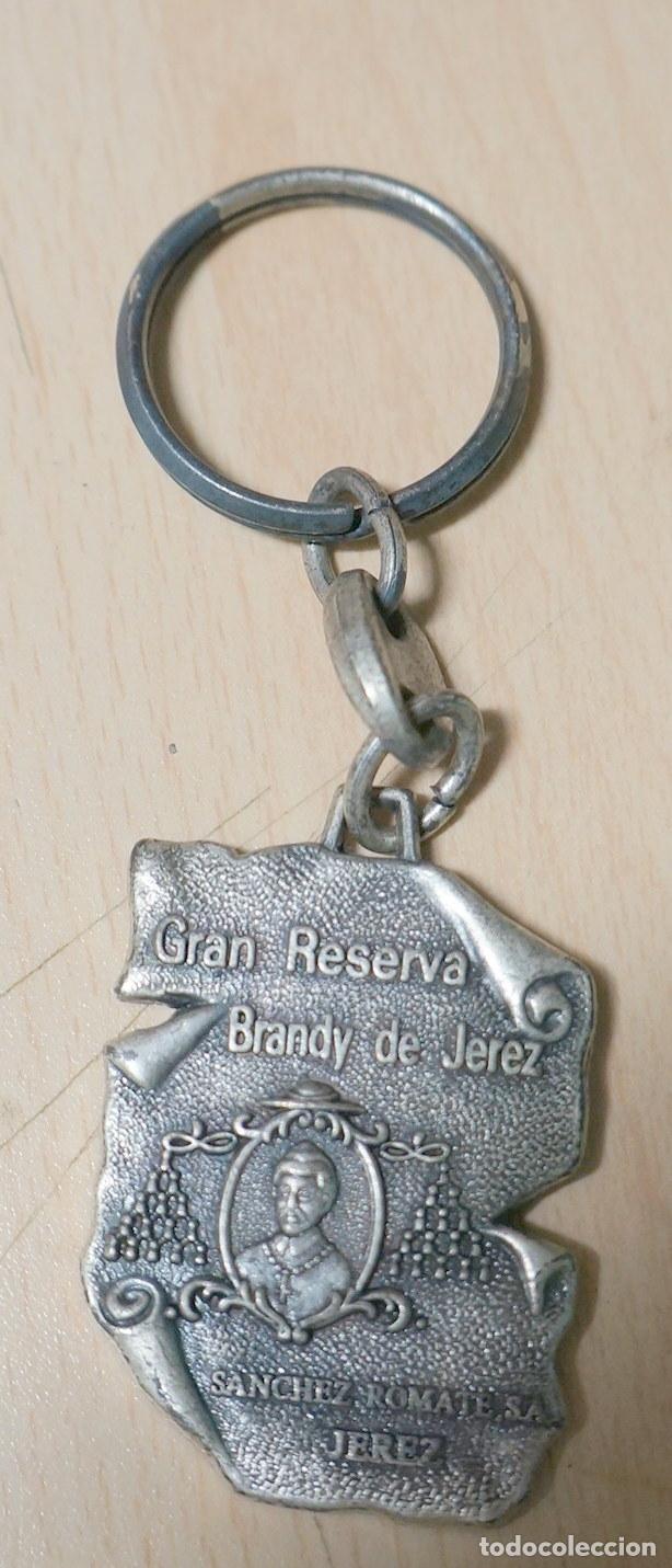 Coleccionismo de llaveros: PRECIOSO LLAVERO DE METAL GRAN RESERVA BRANDY DE JEREZ CARDENAL MENDOZA