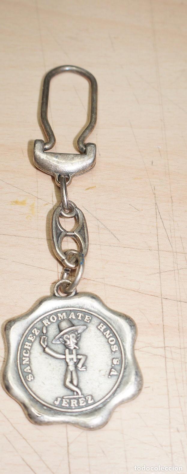 Coleccionismo de llaveros: PRECIOSO LLAVERO DE METAL CARDENAL MENDOZA SANCHEZ ROMATE HNOS.SA