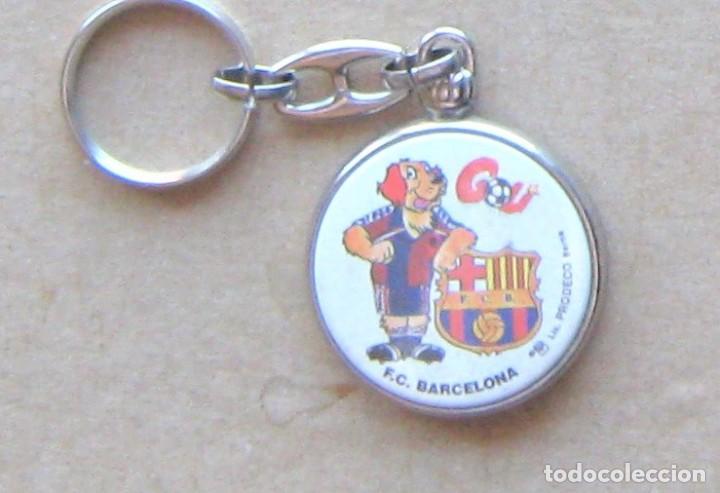 Collection of Keychains: LLAVERO FC BARCELONA LOGO + MASCOTA GOLI LFP FUTBOL METAL KEYRING PORTE-CLES KEY CHAIN R165