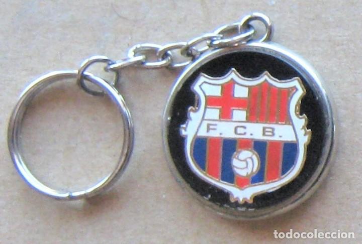 Collection of Keychains: LLAVERO FC BARCELONA + CP ATLETIC CERDANYOLA DEL VALLES FUTBOL METAL KEYRING KEY CHAIN R195